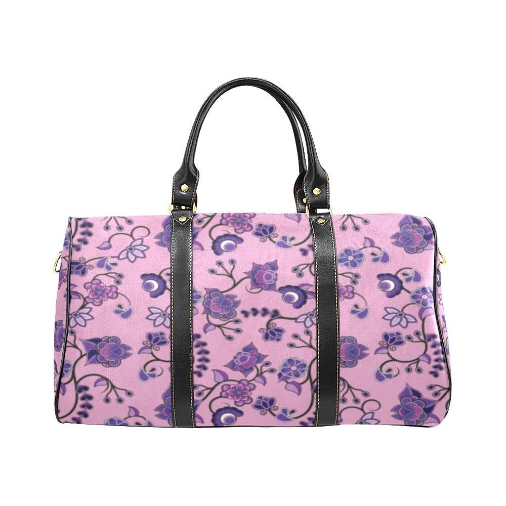 Purple Floral Amour New Waterproof Travel Bag/Small (Model 1639) bag e-joyer 