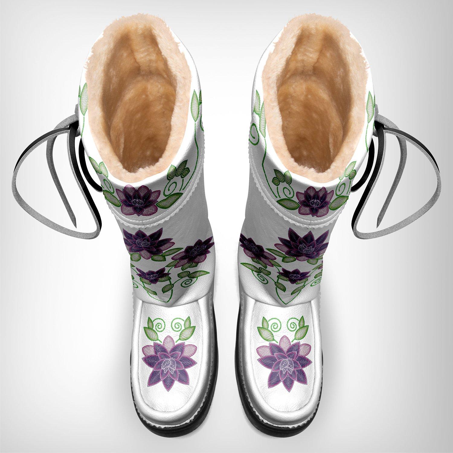 Purple Rose Real Leather MoccaLux 49 Dzine 