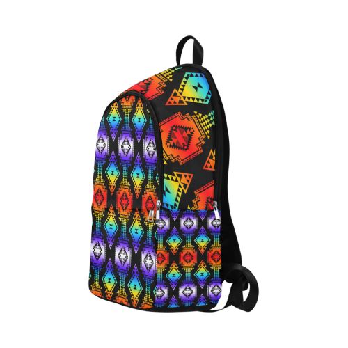 Rainbow Gathering Fabric Backpack for Adult (Model 1659) Casual Backpack for Adult (1659) e-joyer 
