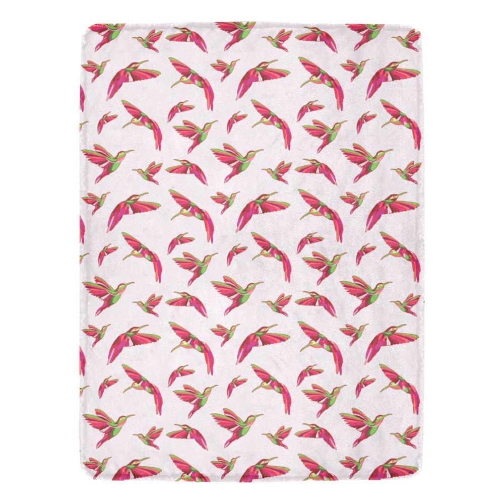 Red Swift Colourful Ultra-Soft Micro Fleece Blanket 60"x80" Ultra-Soft Blanket 60''x80'' e-joyer 