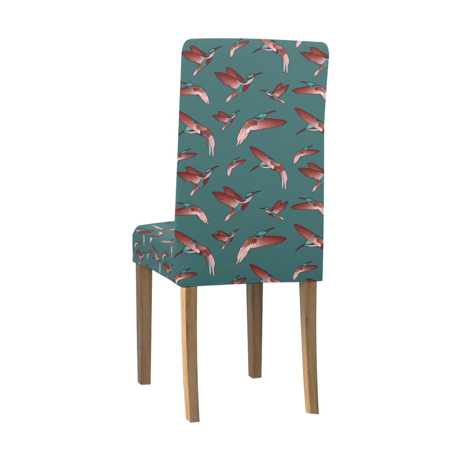 Red Swift Turquoise Chair Cover (Pack of 4) Chair Cover (Pack of 4) e-joyer 