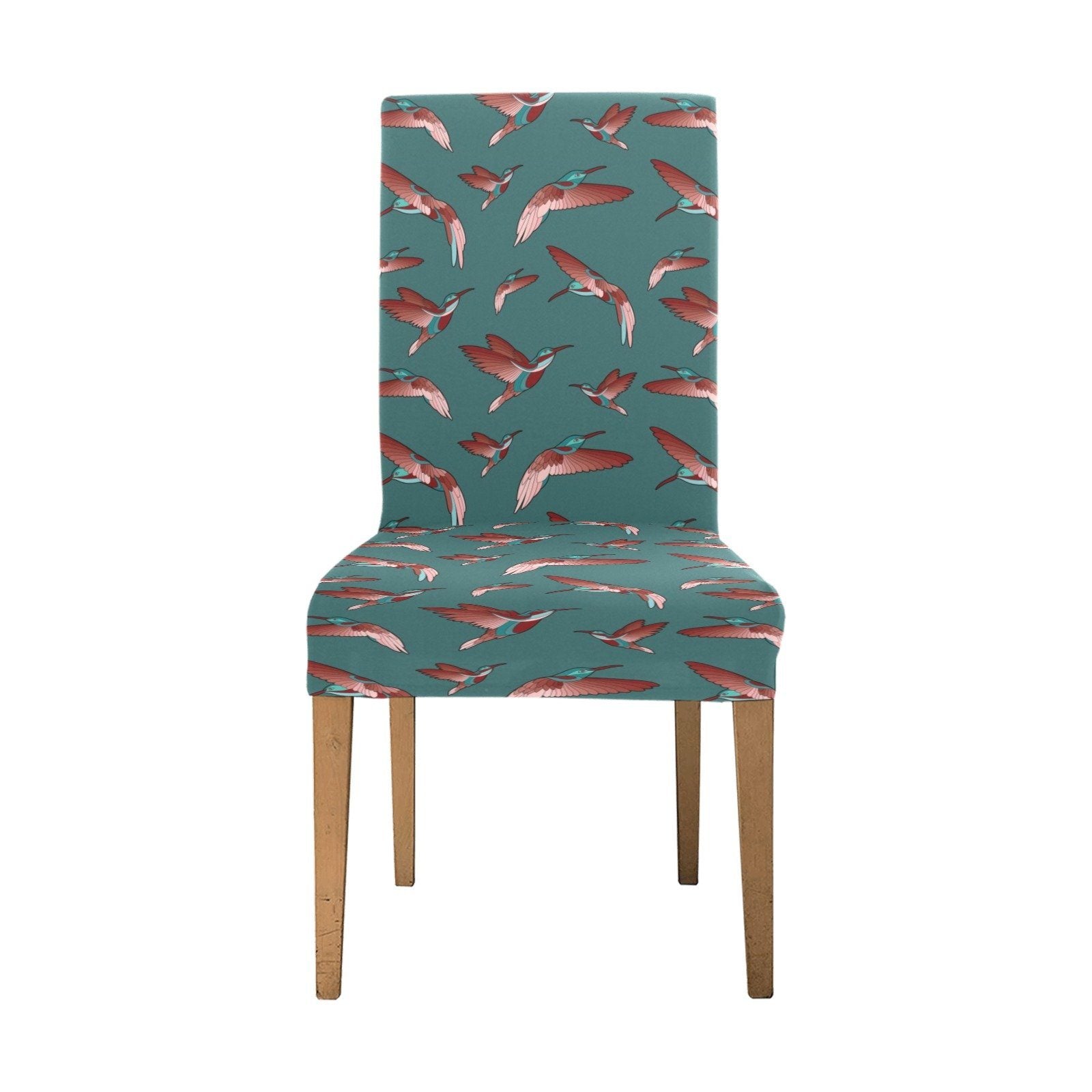 Red Swift Turquoise Chair Cover (Pack of 6) Chair Cover (Pack of 6) e-joyer 