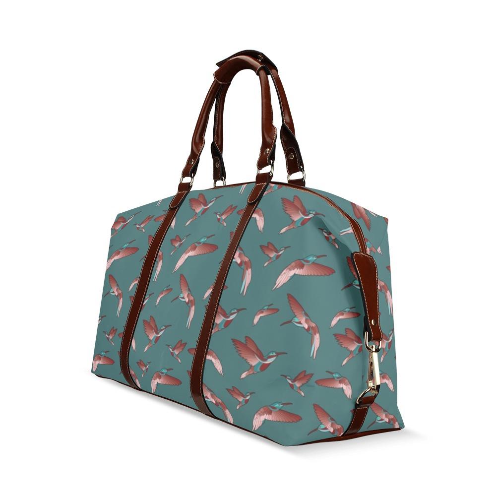 Red Swift Turquoise Classic Travel Bag (Model 1643) Remake Classic Travel Bags (1643) e-joyer 
