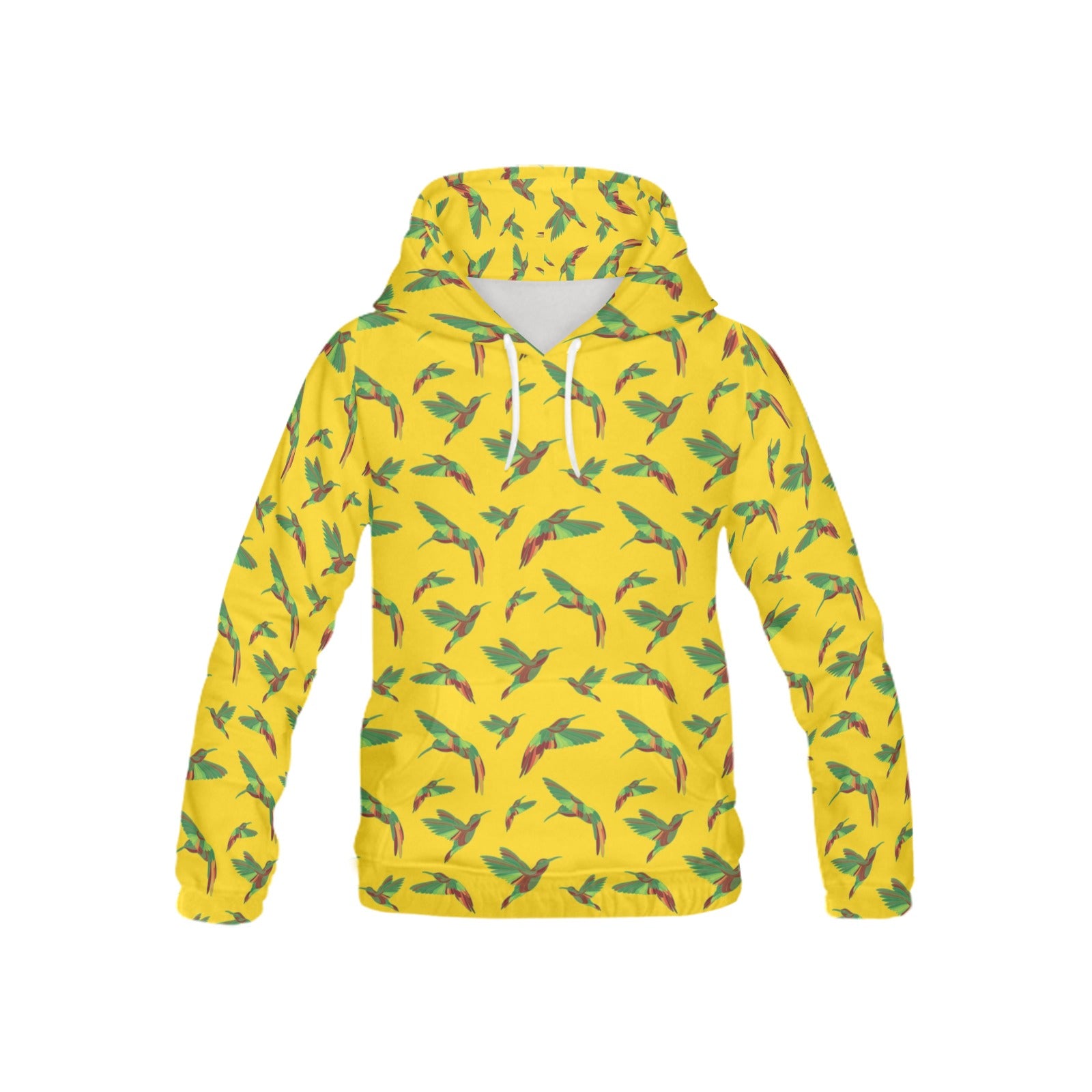 Red Swift Yellow All Over Print Hoodie for Kid (USA Size) (Model H13) All Over Print Hoodie for Kid (H13) e-joyer 
