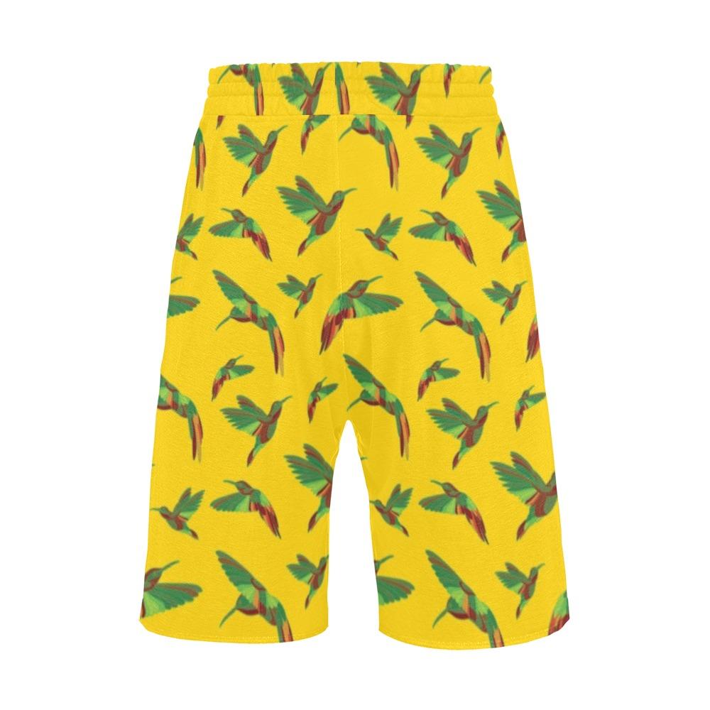 Red Swift Yellow Men's All Over Print Casual Shorts (Model L23) short e-joyer 