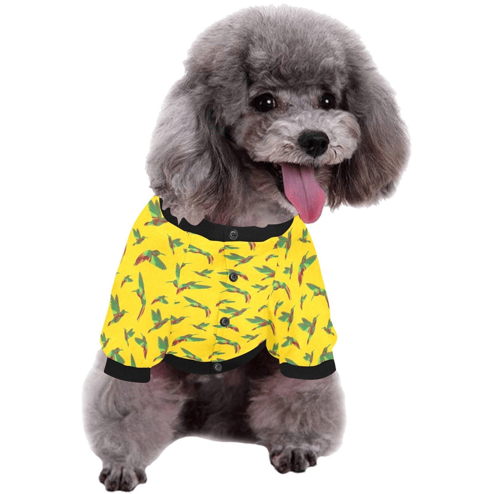 Red Swift Yellow Pet Dog Round Neck Shirt Pet Dog Round Neck Shirt e-joyer 