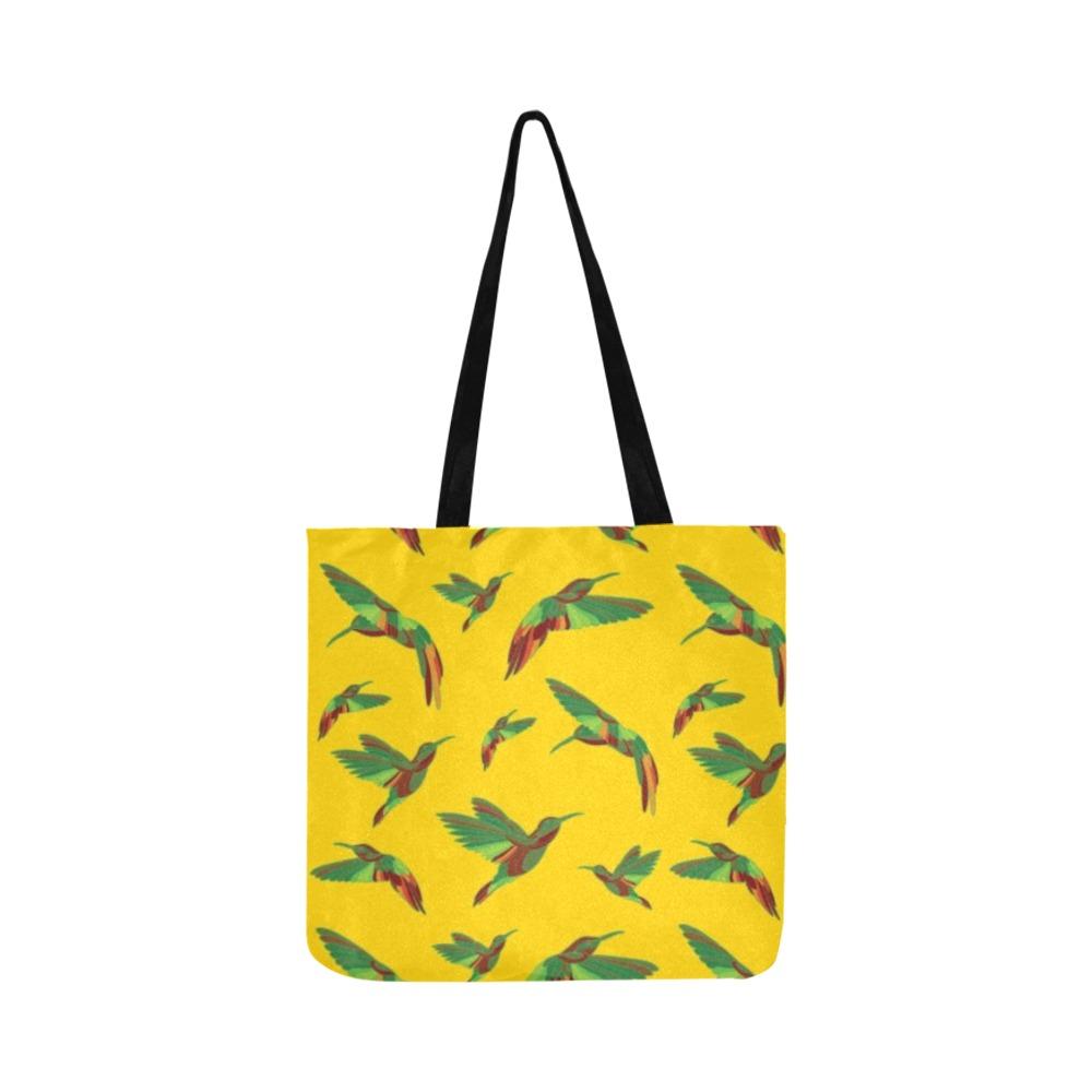 Red Swift Yellow Reusable Shopping Bag Model 1660 (Two sides) Shopping Tote Bag (1660) e-joyer 