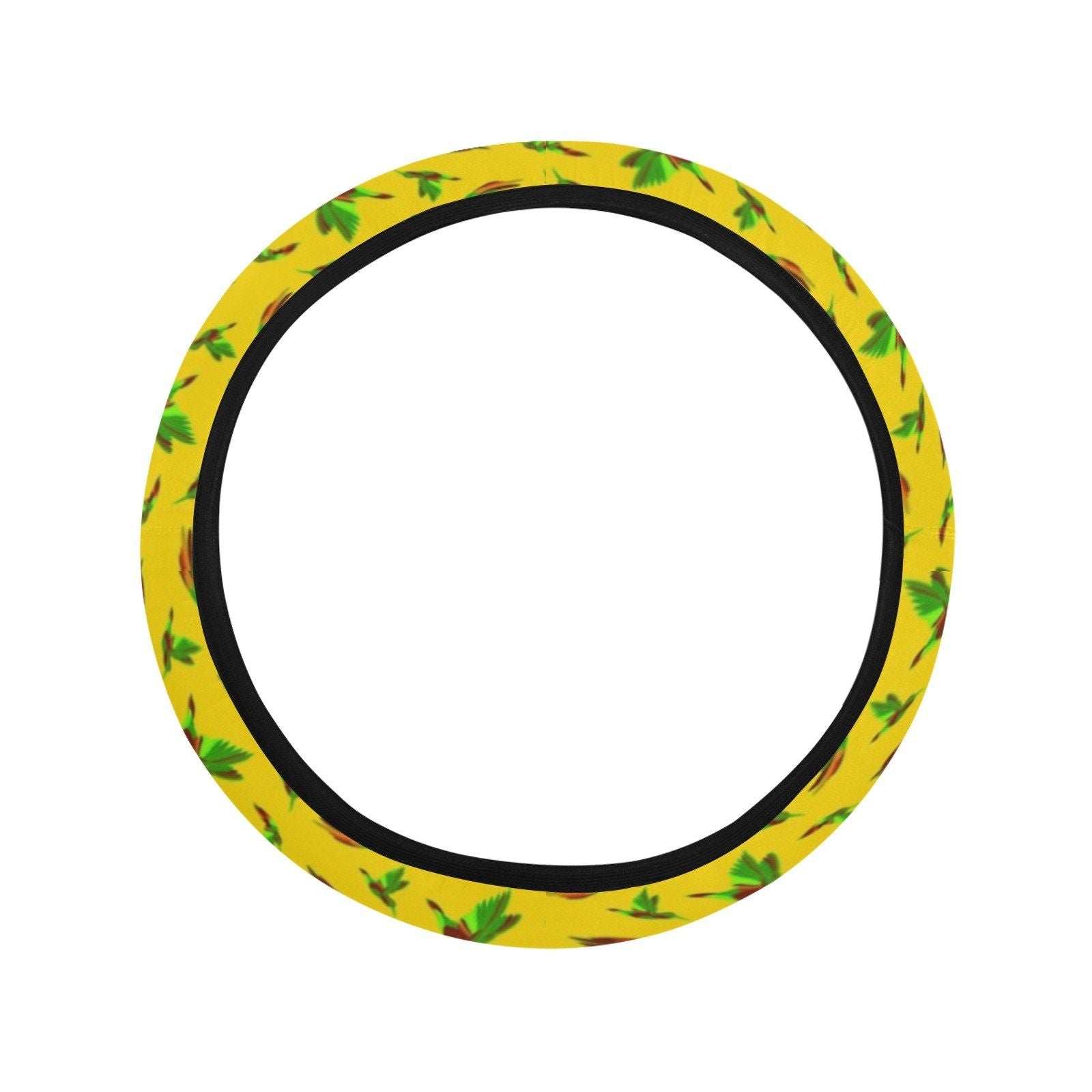 Red Swift Yellow Steering Wheel Cover with Elastic Edge Steering Wheel Cover with Elastic Edge e-joyer 