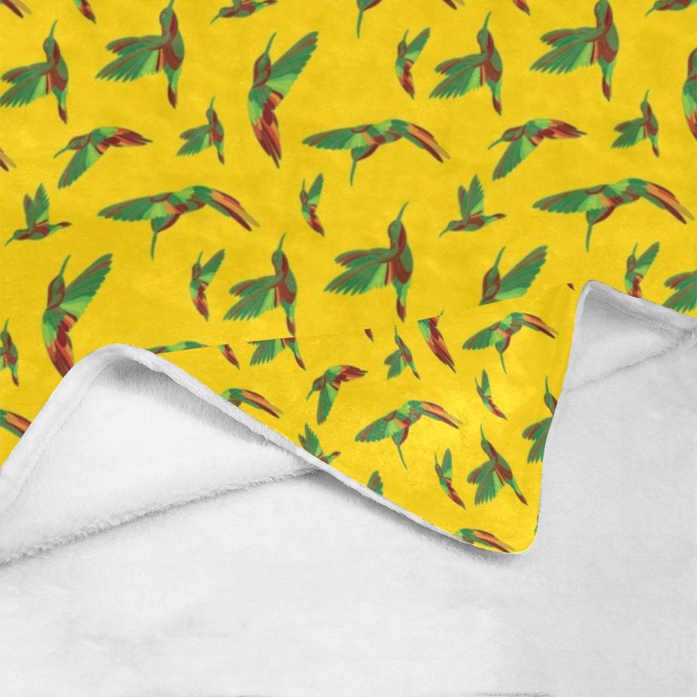 Red Swift Yellow Ultra-Soft Micro Fleece Blanket 60"x80" Ultra-Soft Blanket 60''x80'' e-joyer 