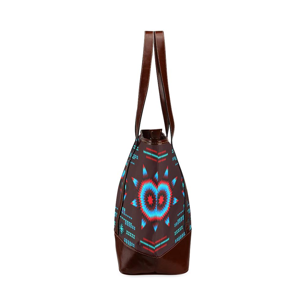Rising Star Corn Moon Tote Handbag (Model 1642) Tote Handbags (1642) e-joyer 