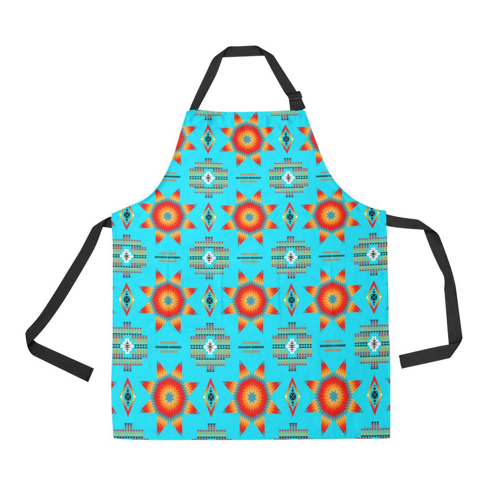 Rising Star Harvest Moon All Over Print Apron All Over Print Apron e-joyer 