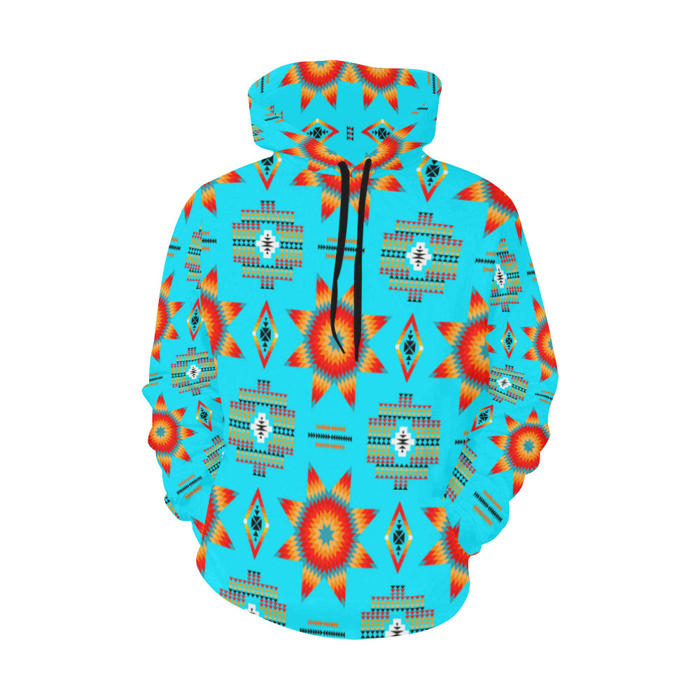 Rising Star Harvest Moon All Over Print Hoodie for Women (USA Size) (Model H13) All Over Print Hoodie for Women (H13) e-joyer 