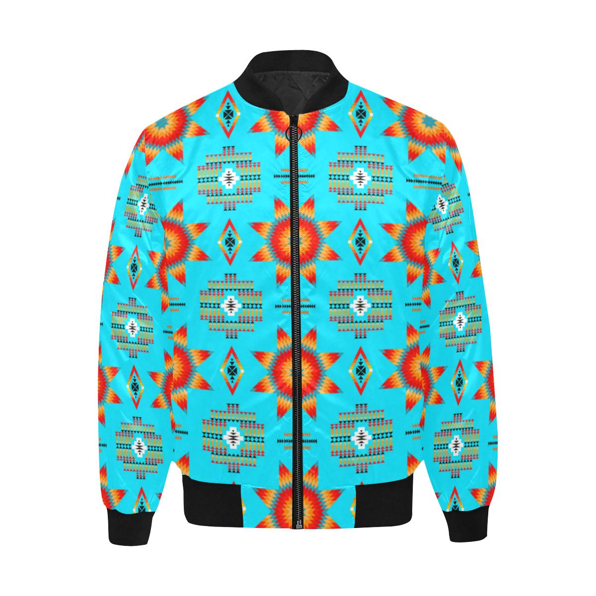 Rising Star Harvest Moon Unisex Heavy Bomber Jacket with Quilted Lining All Over Print Quilted Jacket for Men (H33) e-joyer 
