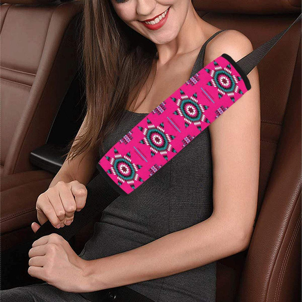 Bee Spring Twilight Car Seat Belt Cover 7''x12.6'' (Pack of 2)