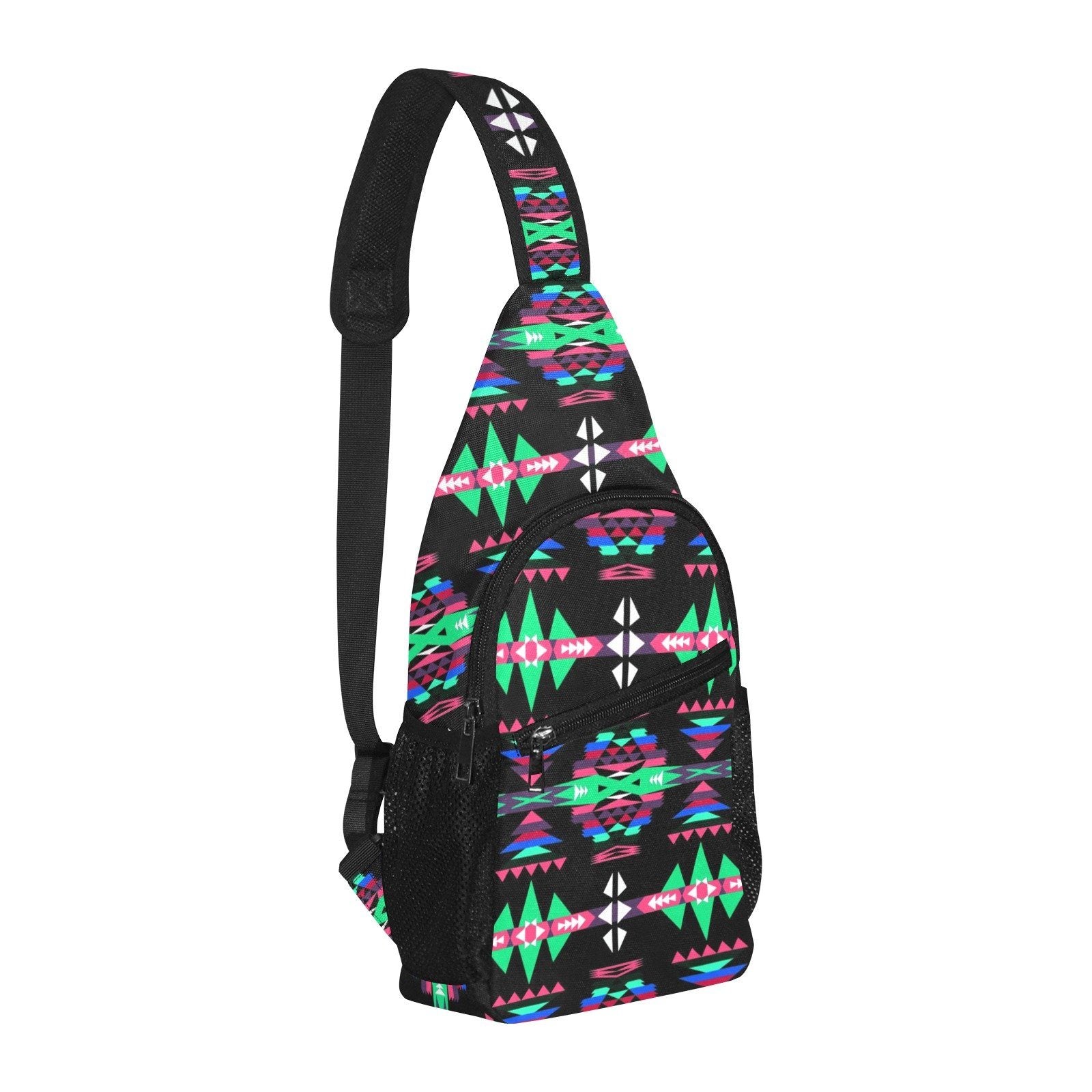 River Trail Journey All Over Print Chest Bag (Model 1719) All Over Print Chest Bag (1719) e-joyer 