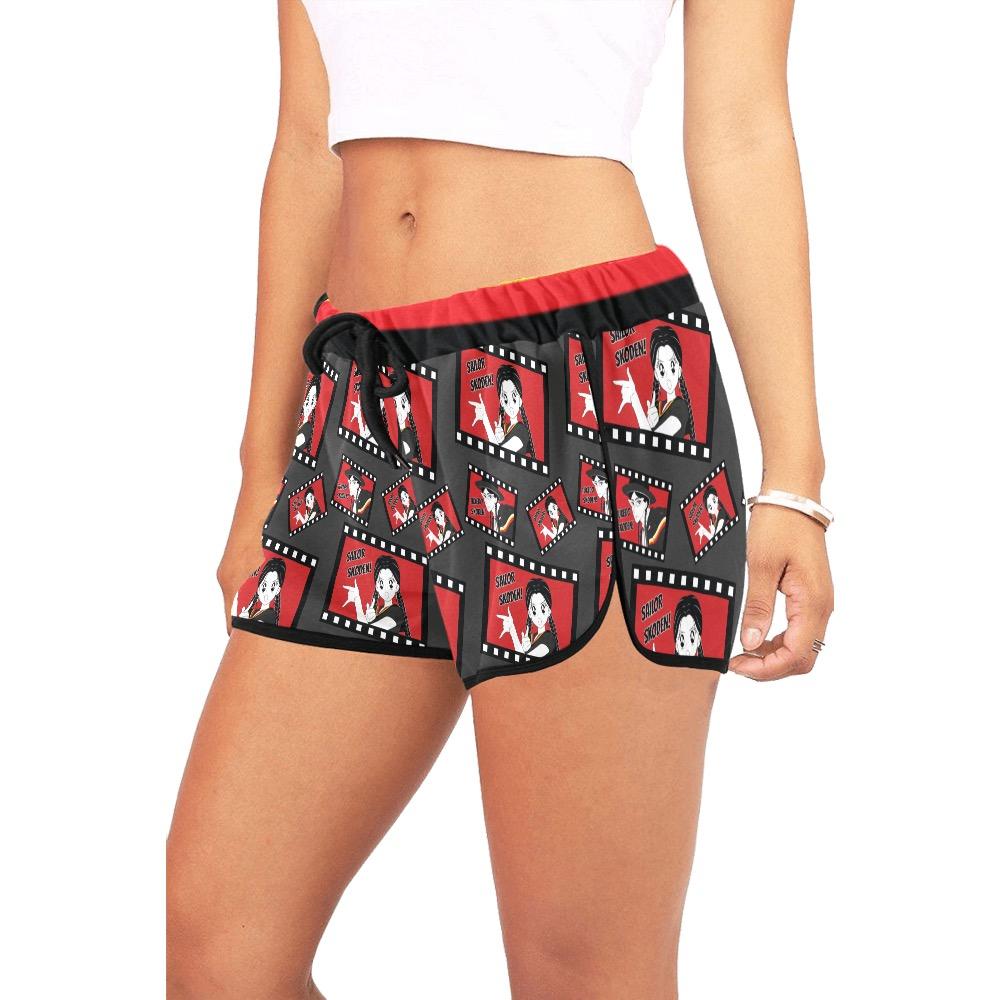 Sailor Skoden Shorts Grey Women's All Over Print Relaxed Shorts (Model L19) Women's All Over Print Relaxed Shorts (L19) e-joyer 