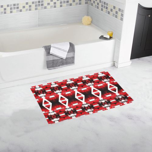 Sierra Winter Camp Bath Rug 16''x 28'' Bath Rug 16''x 28'' e-joyer 