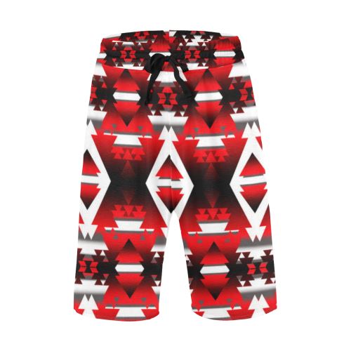 Sierra Winter Camp Men's All Over Print Casual Shorts (Model L23) Men's Casual Shorts (L23) e-joyer 