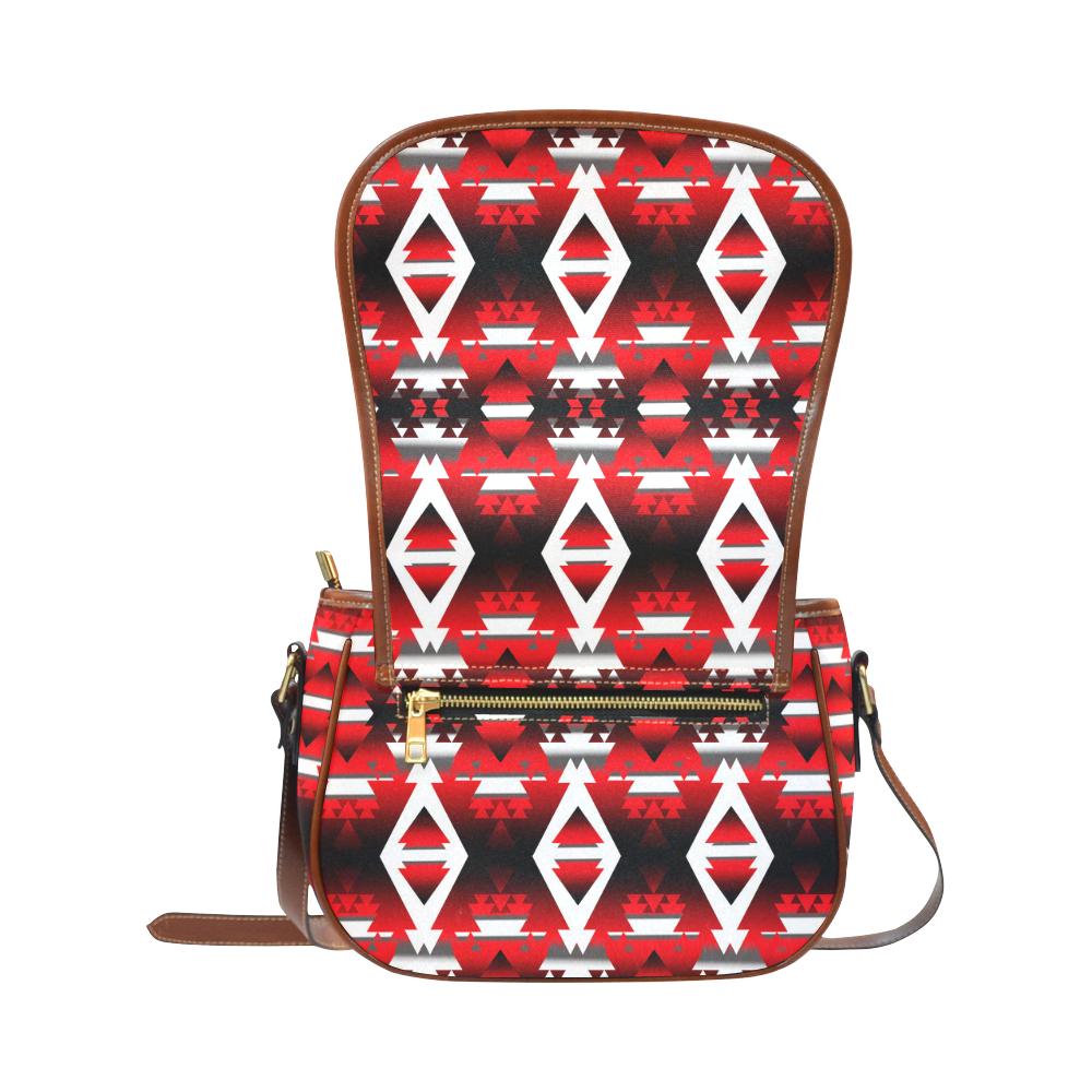 Sierra Winter Camp Saddle Bag/Small (Model 1649) Full Customization Saddle Bag/Small (Full Customization) e-joyer 