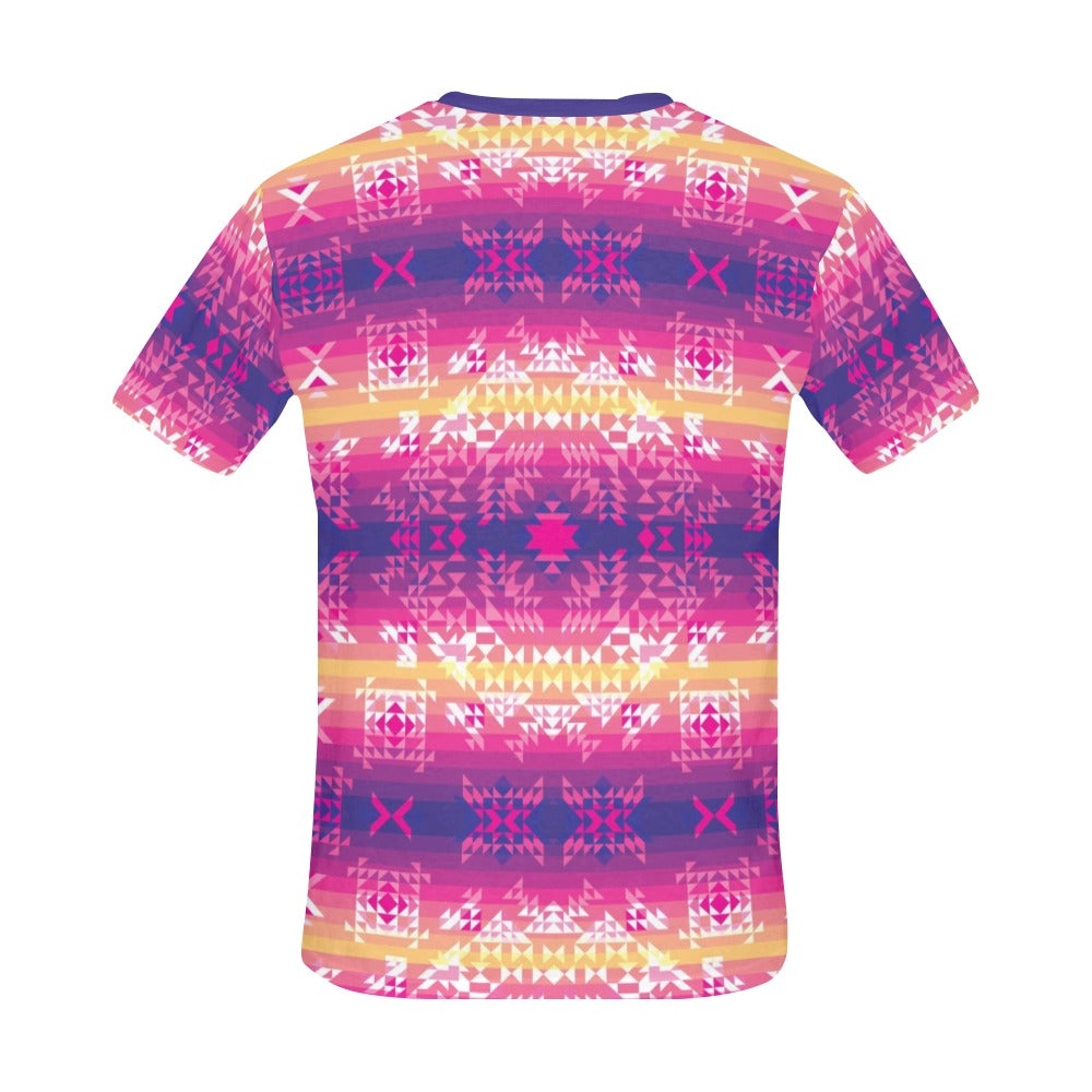 Soleil Overlay All Over Print T-Shirt for Men (USA Size) (Model T40) All Over Print T-Shirt for Men (T40) e-joyer 