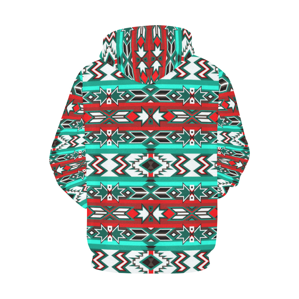 Southwest Journey All Over Print Hoodie for Women (USA Size) (Model H13) Hoodie e-joyer 