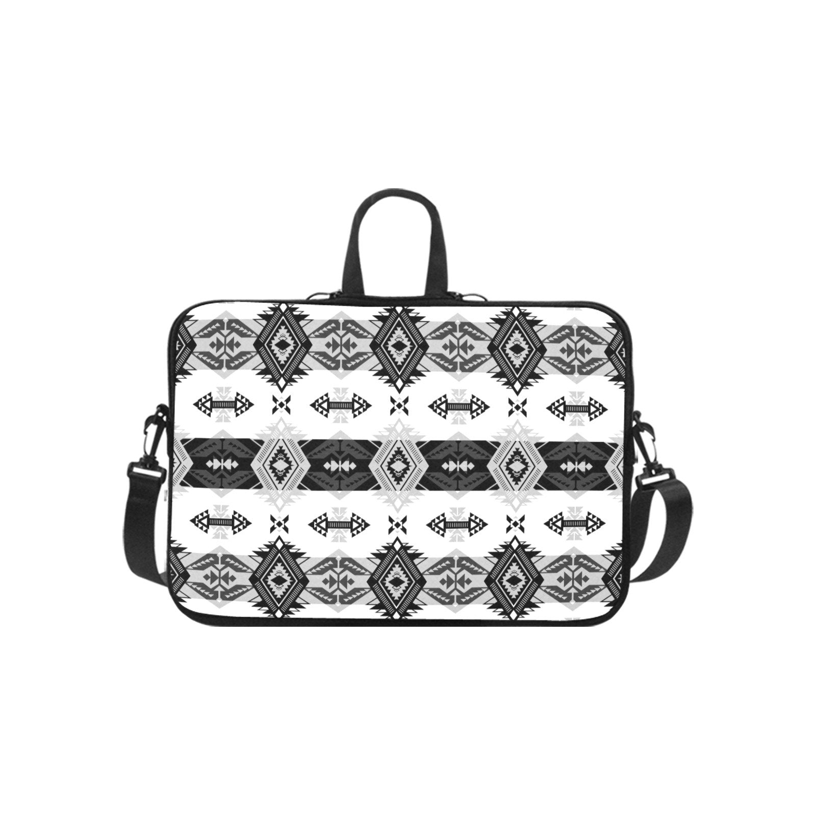 Sovereign Nation Black and White Laptop Handbags 11" bag e-joyer 