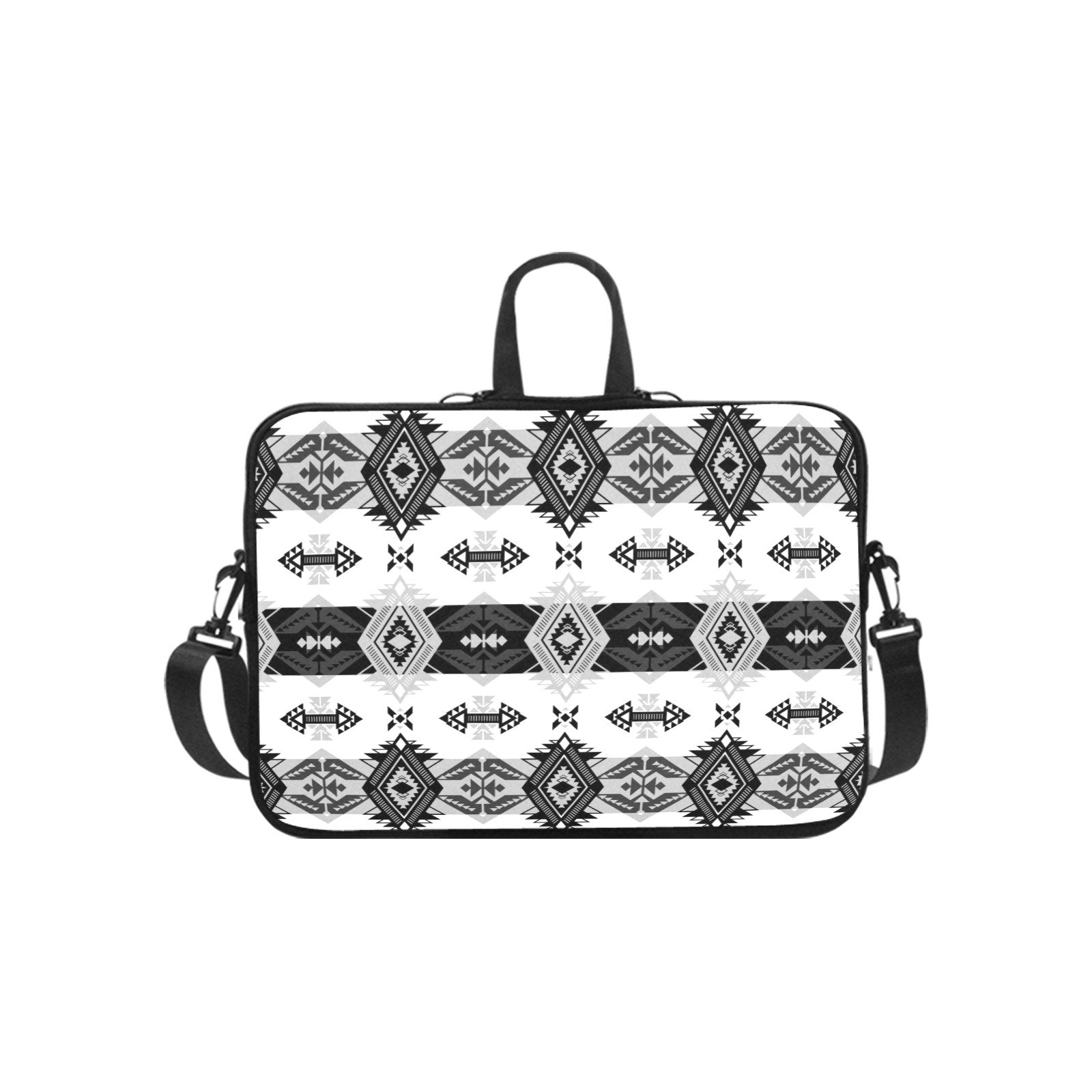 Sovereign Nation Black and White Laptop Handbags 14" bag e-joyer 