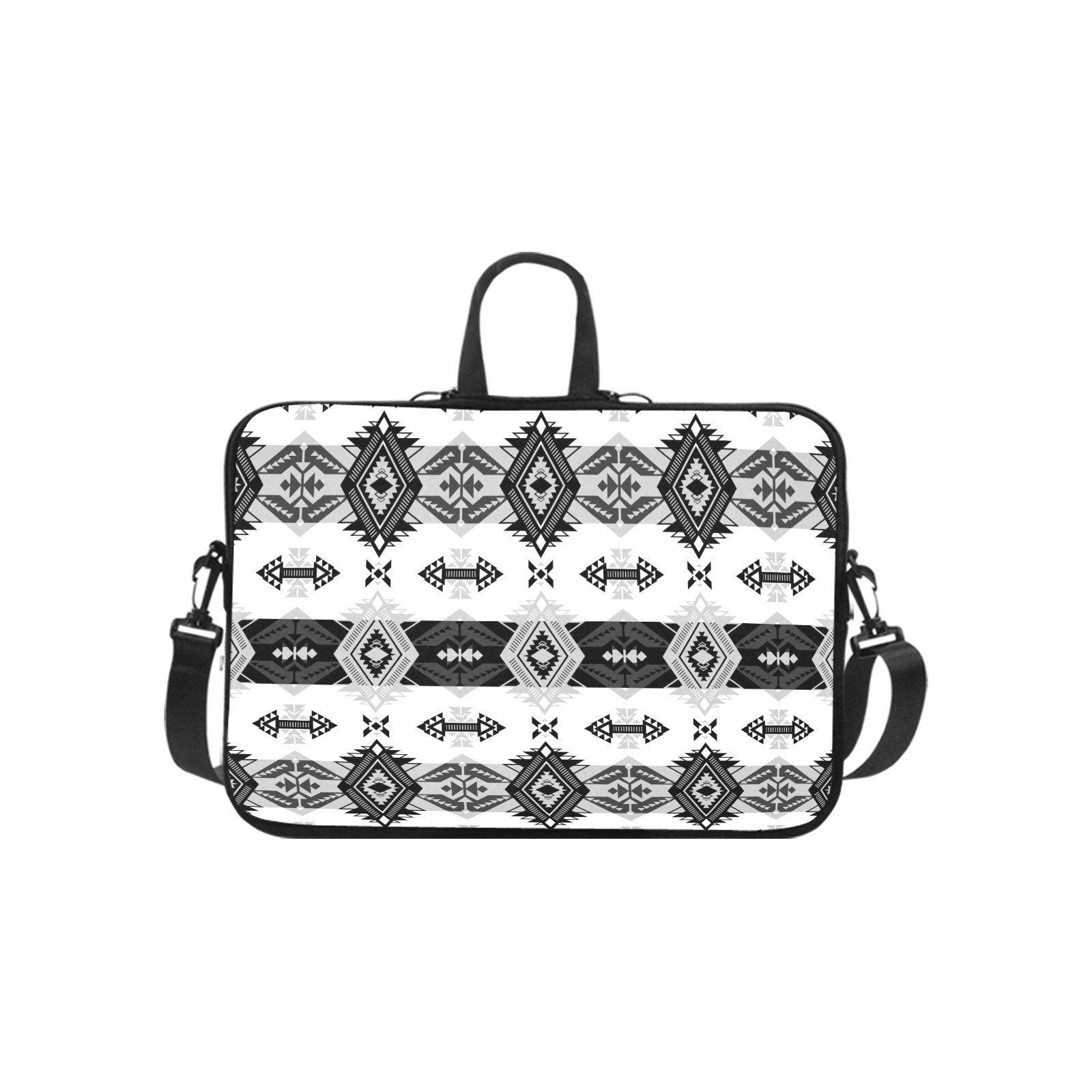 Sovereign Nation Black and White Laptop Handbags 17" bag e-joyer 