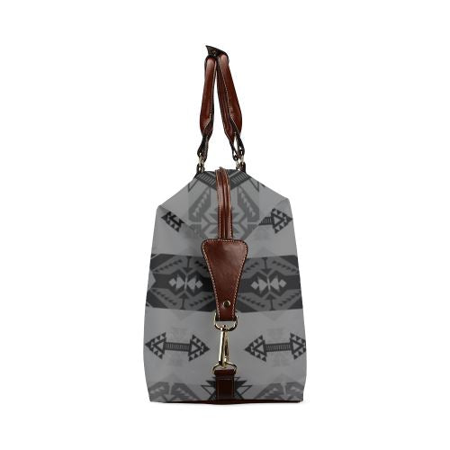 Sovereign Nation Gray Classic Travel Bag (Model 1643) Remake Classic Travel Bags (1643) e-joyer 