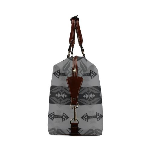 Sovereign Nation Gray Classic Travel Bag (Model 1643) Remake Classic Travel Bags (1643) e-joyer 
