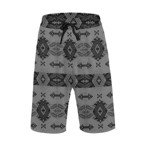 Sovereign Nation Gray Men's All Over Print Casual Shorts (Model L23) Men's Casual Shorts (L23) e-joyer 