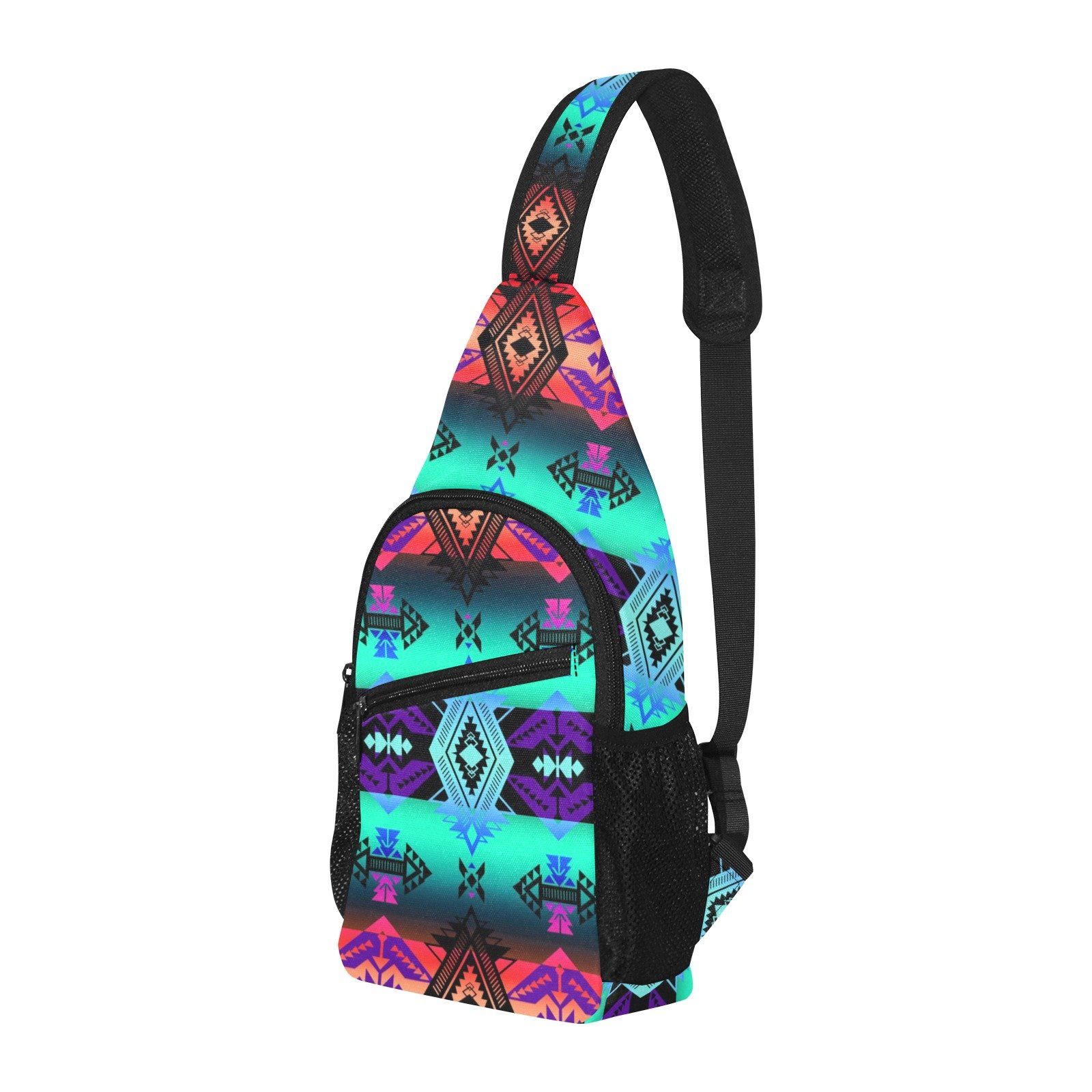 Sovereign Nation Sunrise All Over Print Chest Bag (Model 1719) All Over Print Chest Bag (1719) e-joyer 