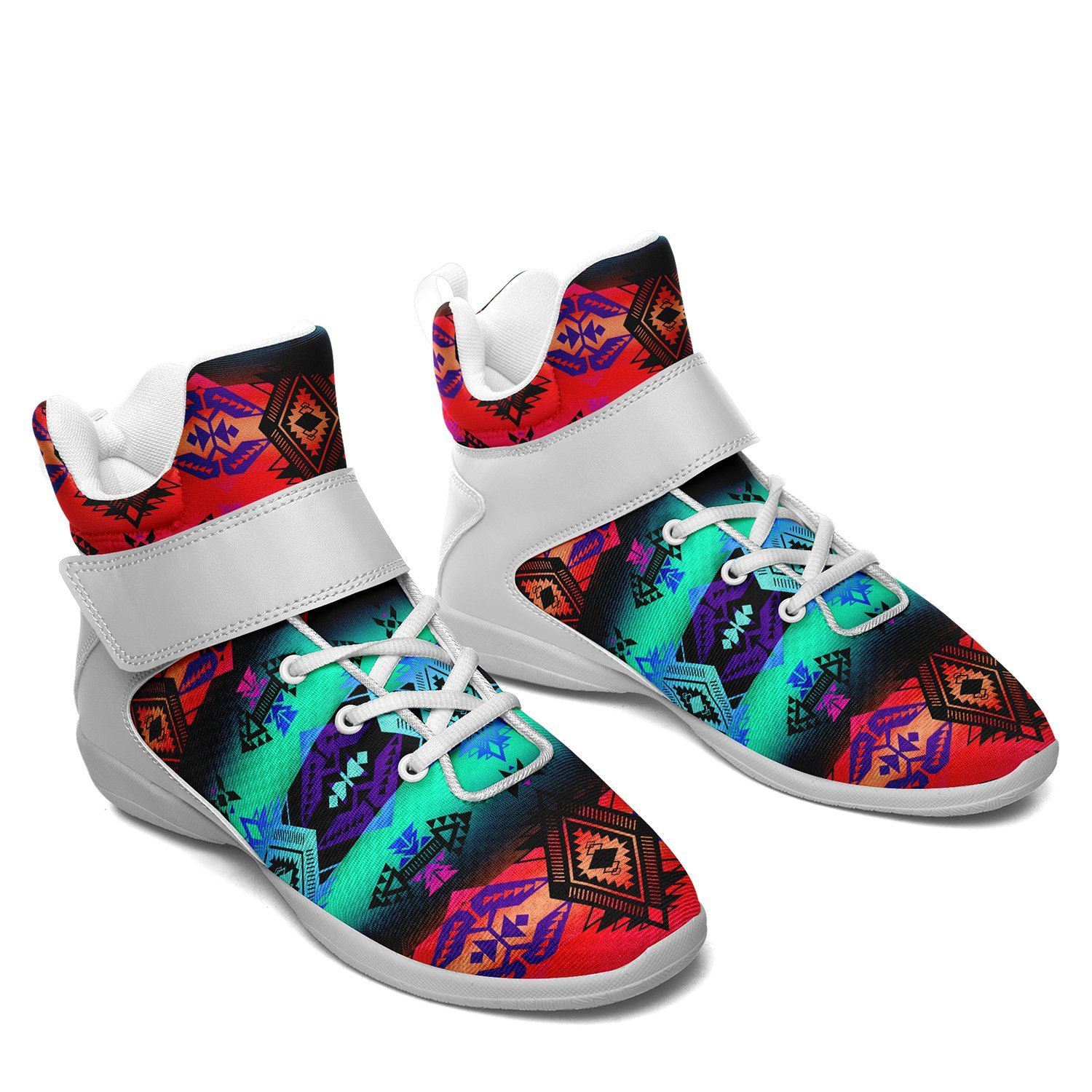 Sovereign Nation Sunrise Ipottaa Basketball / Sport High Top Shoes - White Sole 49 Dzine 