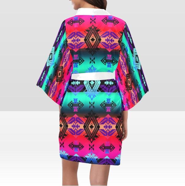 Sovereign Nation Sunrise Kimono Robe Artsadd 