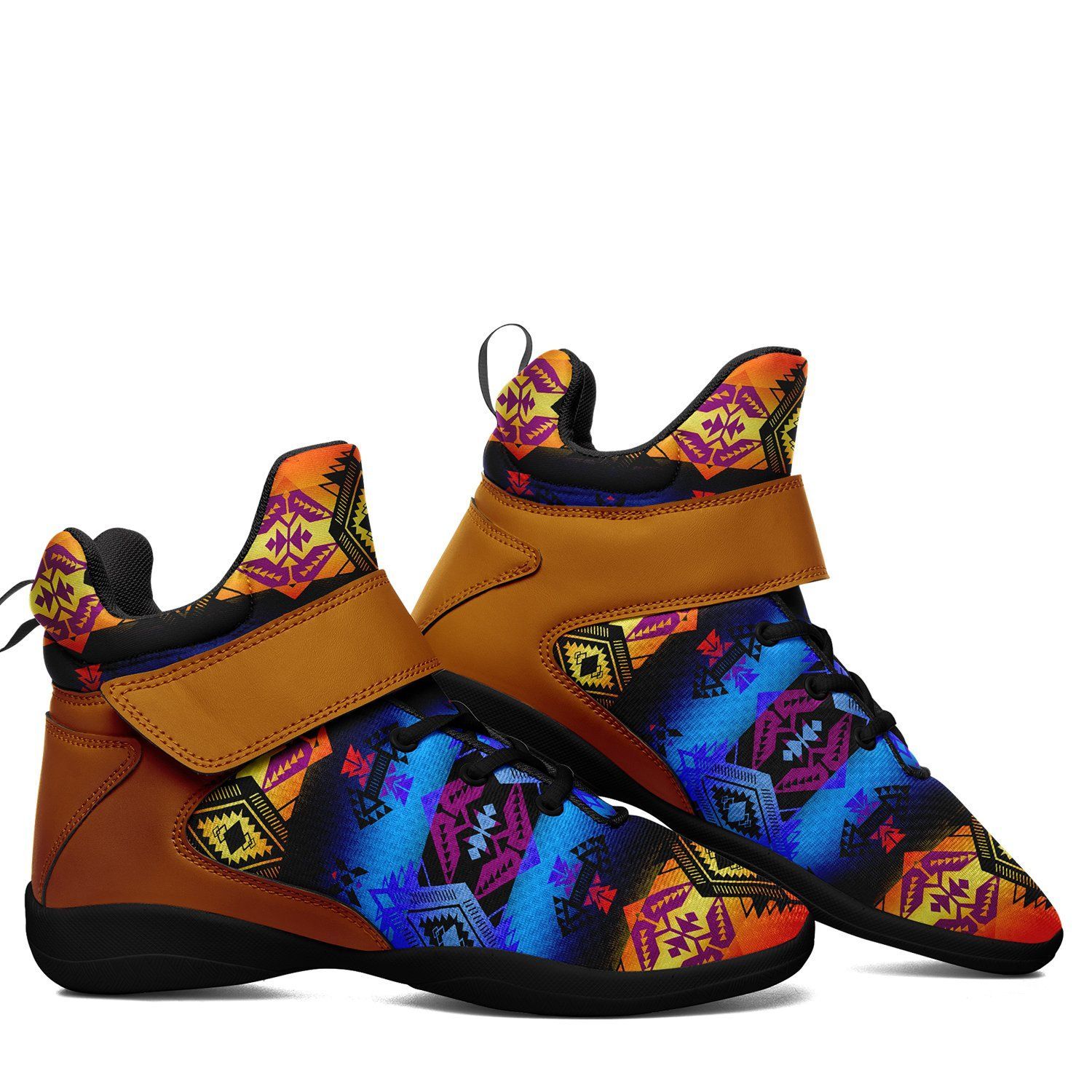 Sovereign Nation Sunset Kid's Ipottaa Basketball / Sport High Top Shoes 49 Dzine 