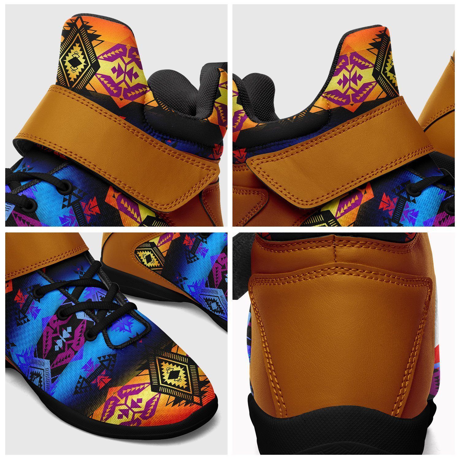 Sovereign Nation Sunset Kid's Ipottaa Basketball / Sport High Top Shoes 49 Dzine 