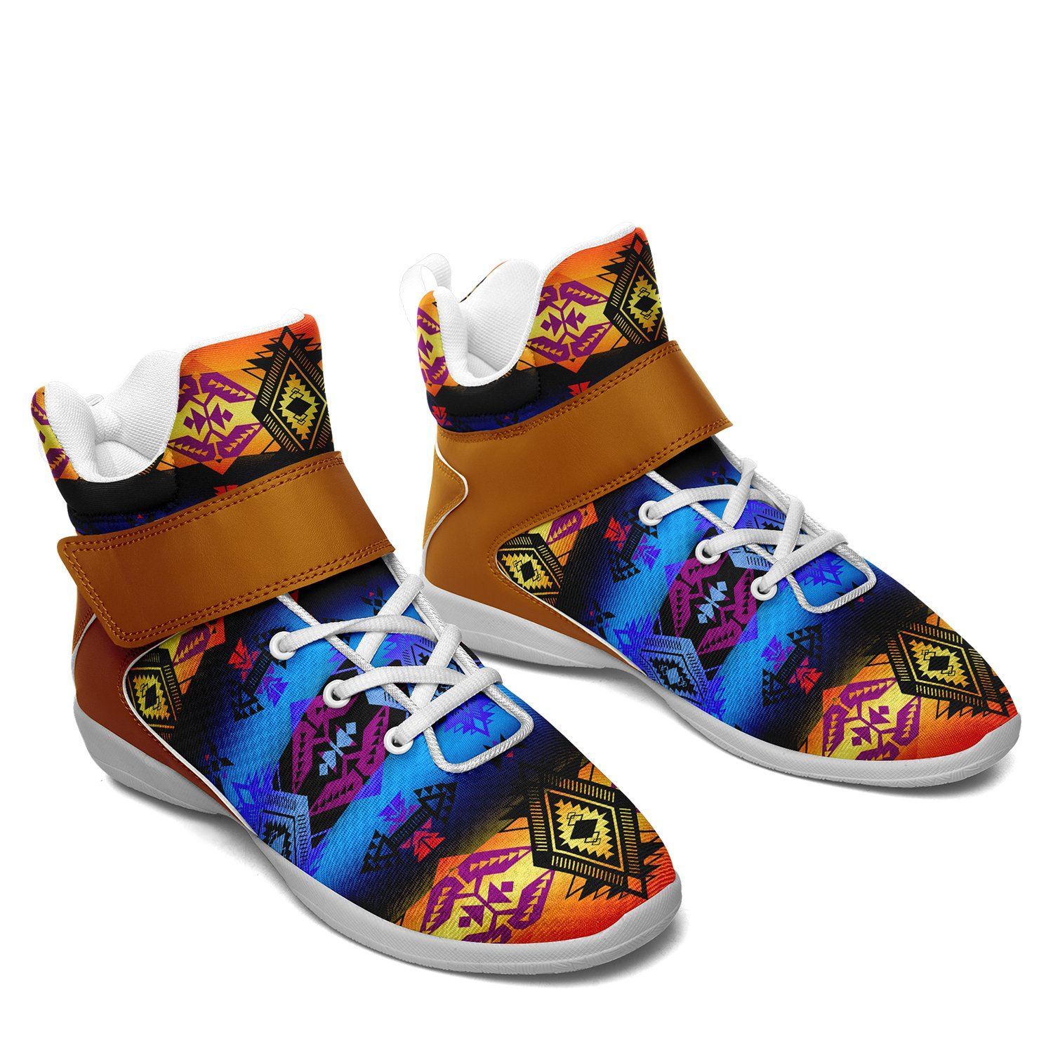 Sovereign Nation Sunset Kid's Ipottaa Basketball / Sport High Top Shoes 49 Dzine 