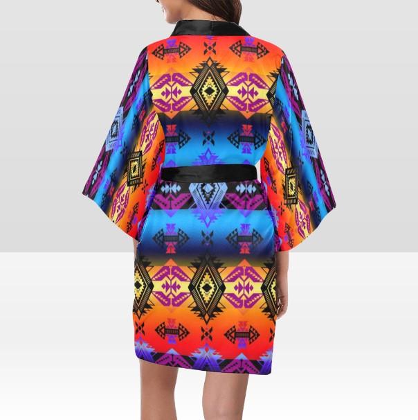 Sovereign Nation Sunset Kimono Robe Artsadd 