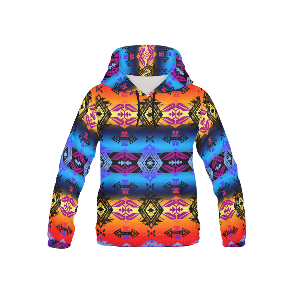 Soveriegn Nation Sunset All Over Print Hoodie for Kid (USA Size) (Model H13) All Over Print Hoodie for Kid (H13) e-joyer 