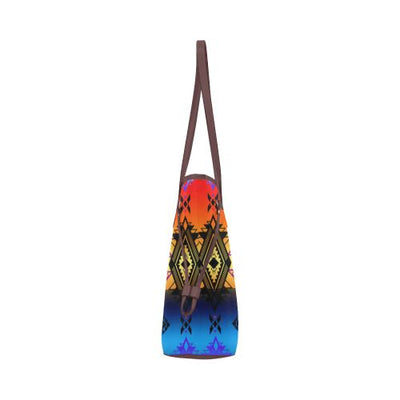 Gathering Sunset Clover Canvas Tote Bag