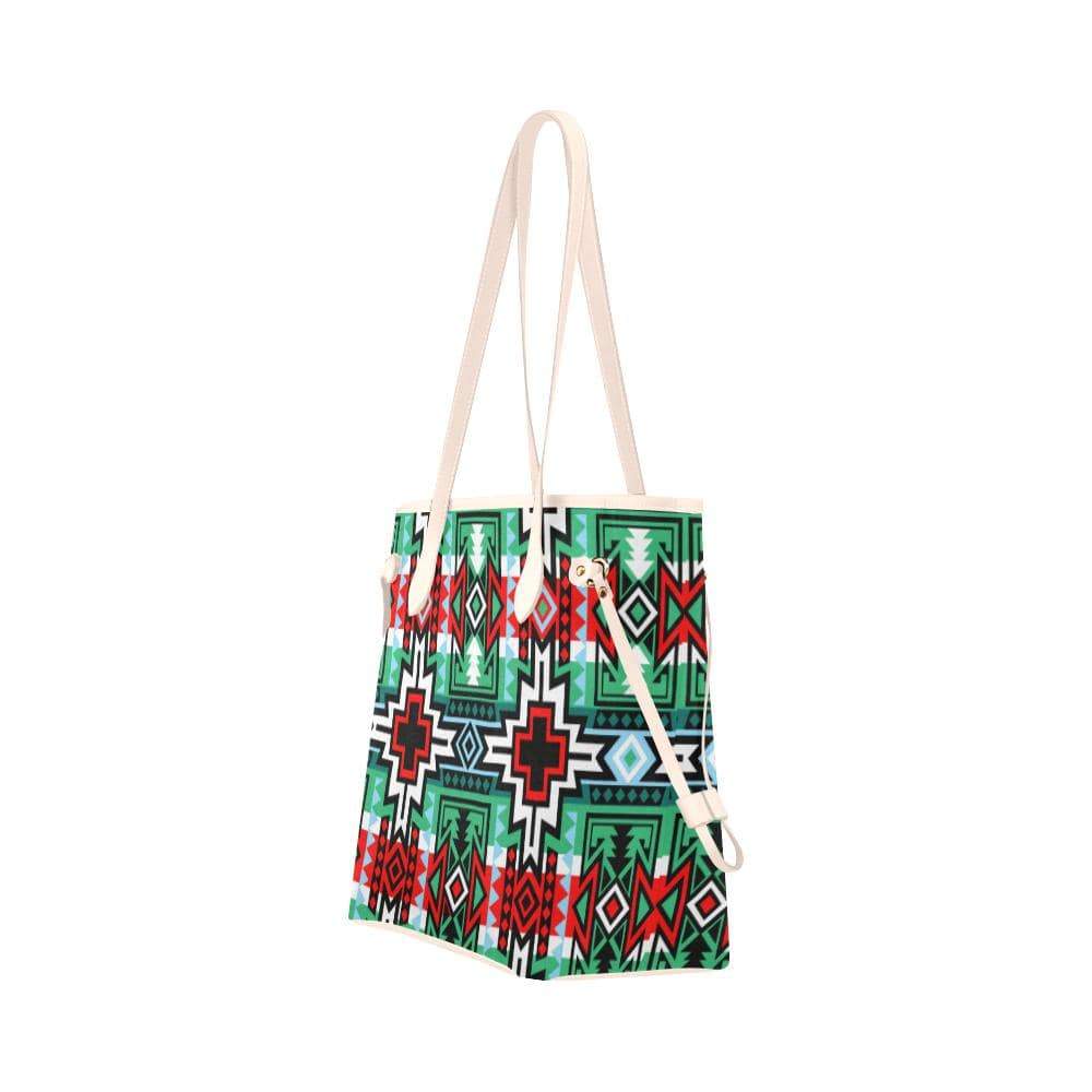 Star Blanket Clover Canvas Tote Bag (Model 1661) Clover Canvas Tote Bag (1661) e-joyer 