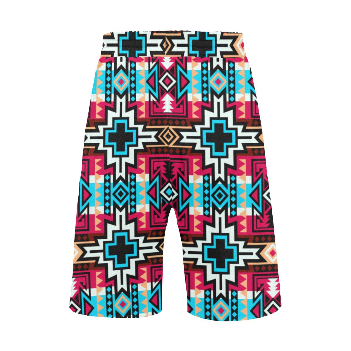 Star Blanket Sierra Men's All Over Print Casual Shorts (Model L23) Men's Casual Shorts (L23) e-joyer 