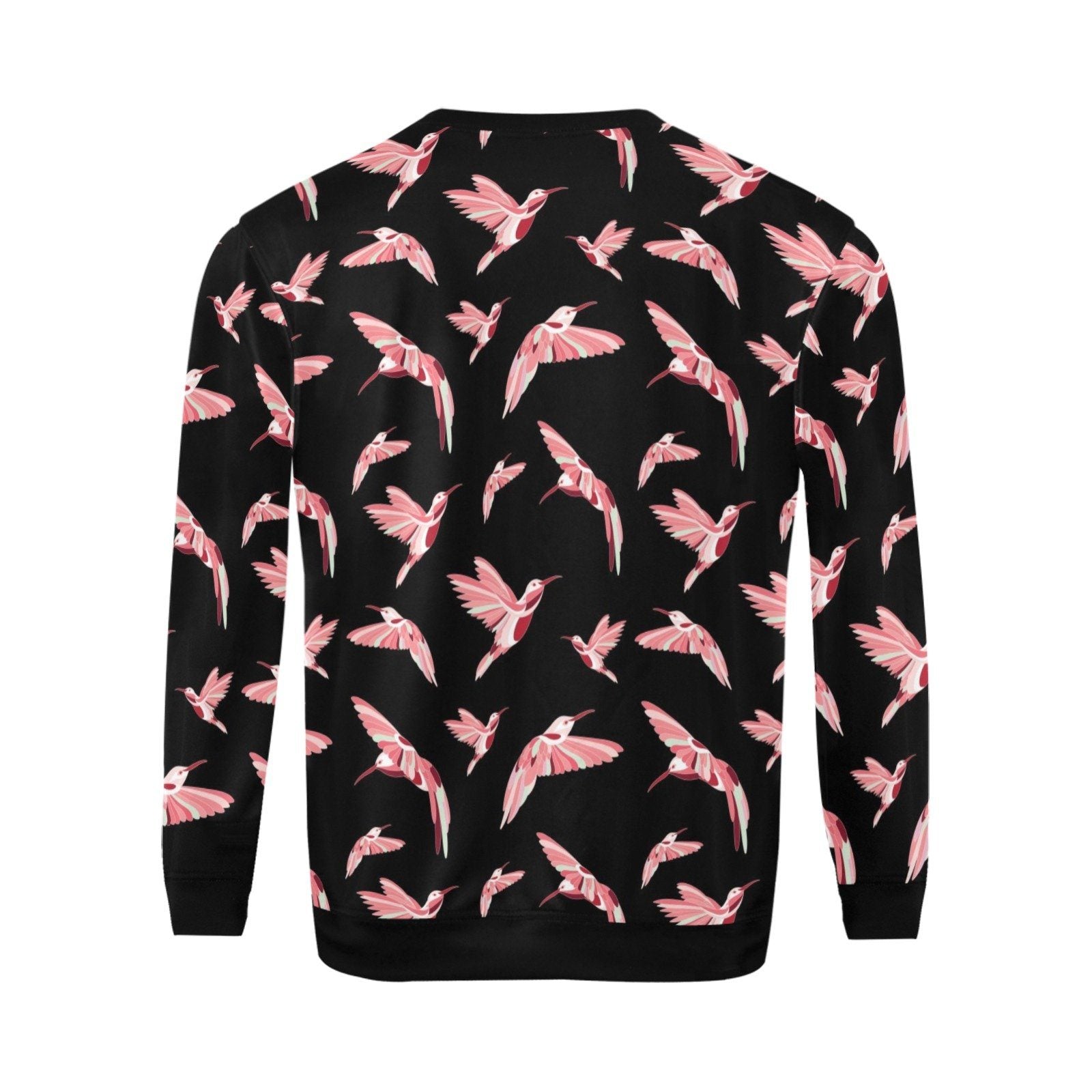 Strawberry Black All Over Print Crewneck Sweatshirt for Men (Model H18) shirt e-joyer 