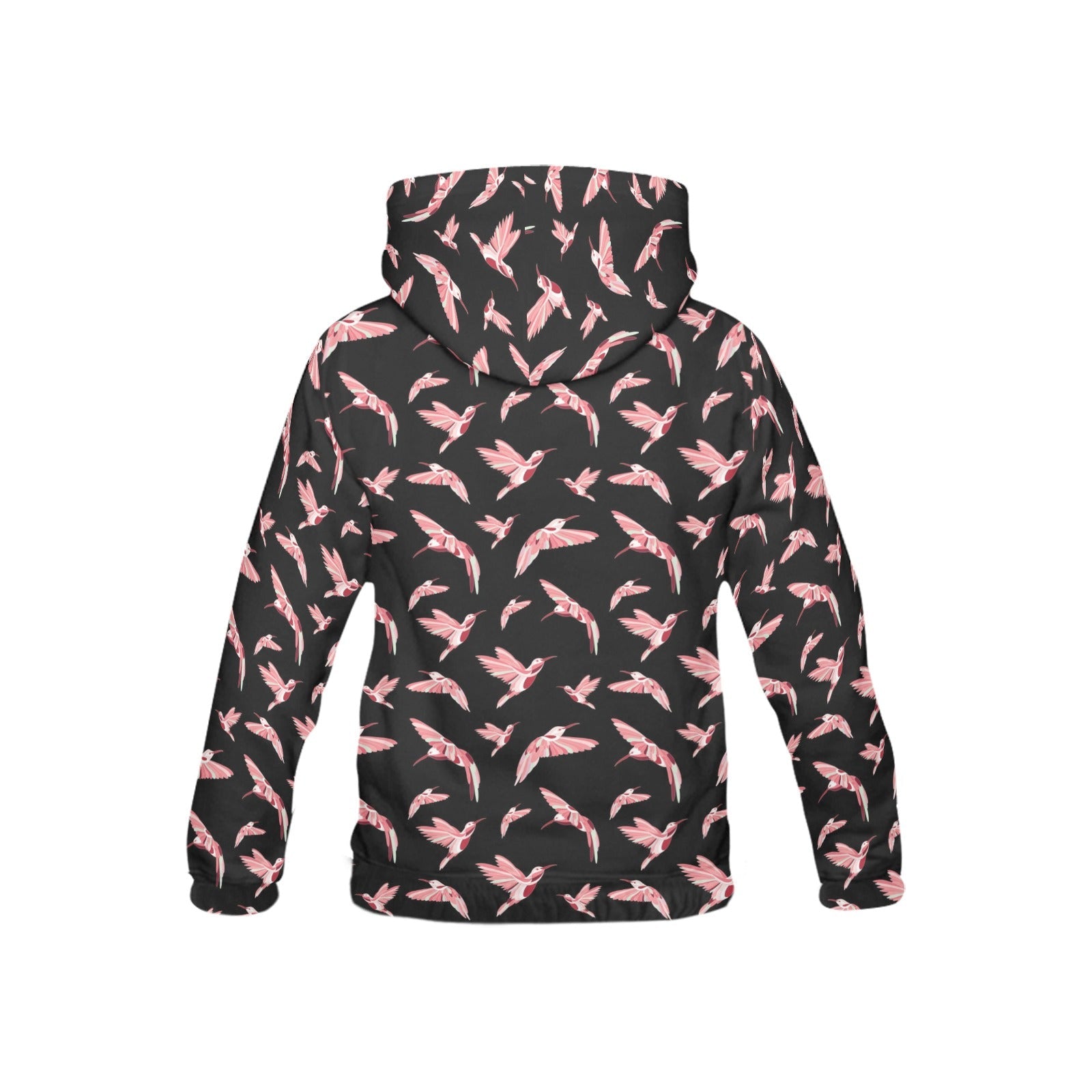 Strawberry Black All Over Print Hoodie for Kid (USA Size) (Model H13) All Over Print Hoodie for Kid (H13) e-joyer 