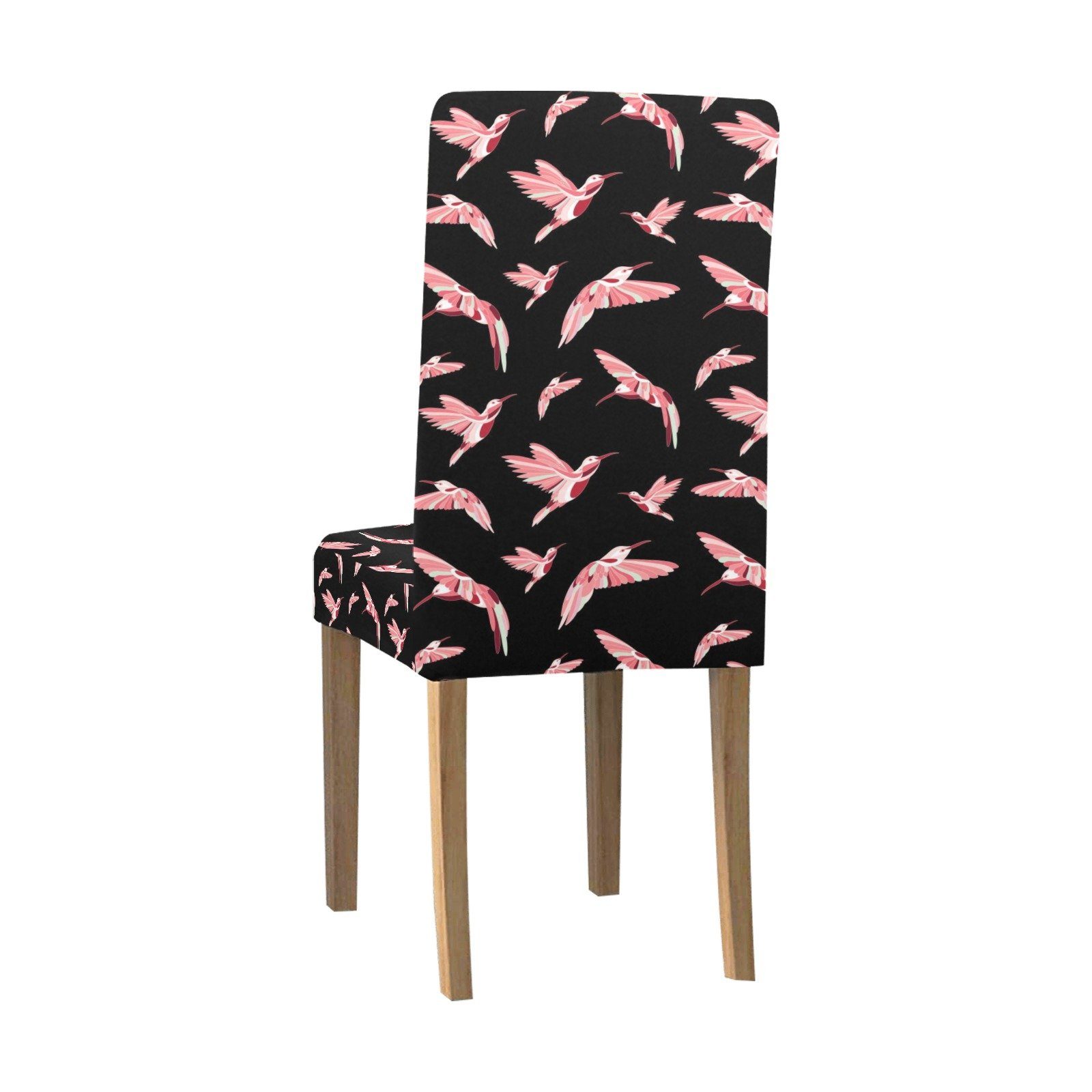 Strawberry Black Chair Cover (Pack of 6) Chair Cover (Pack of 6) e-joyer 