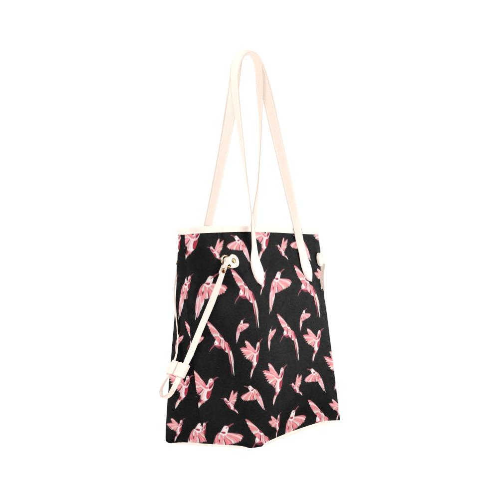 Strawberry Black Clover Canvas Tote Bag (Model 1661) Clover Canvas Tote Bag (1661) e-joyer 