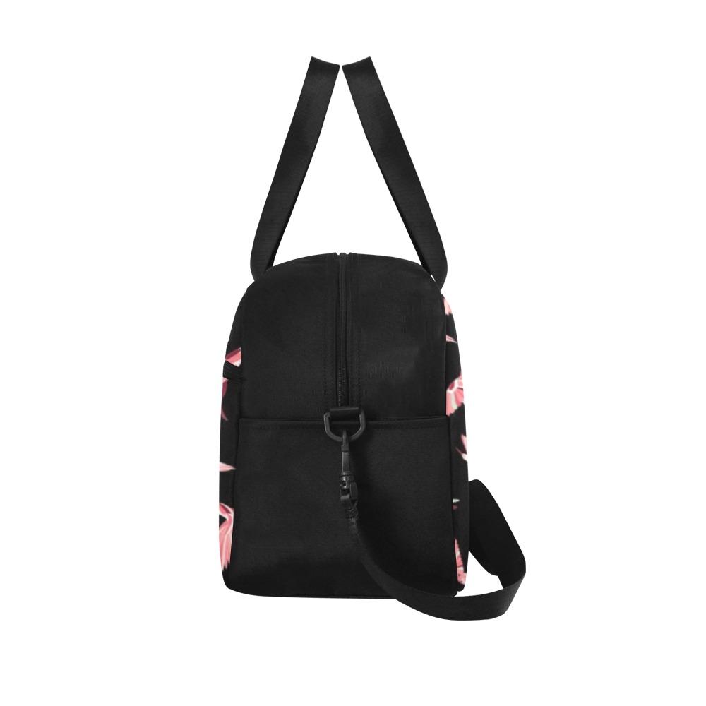 Strawberry Black Fitness Handbag (Model 1671) Fitness Handbag (1671) e-joyer 