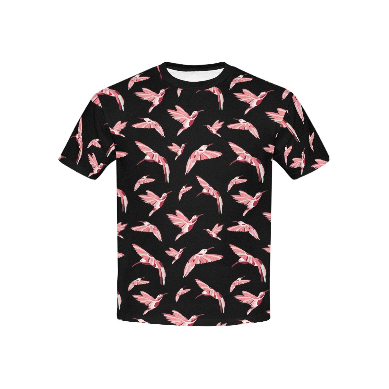 Strawberry Black Kids' All Over Print T-shirt (USA Size) (Model T40) All Over Print T-shirt for Kid (T40) e-joyer 