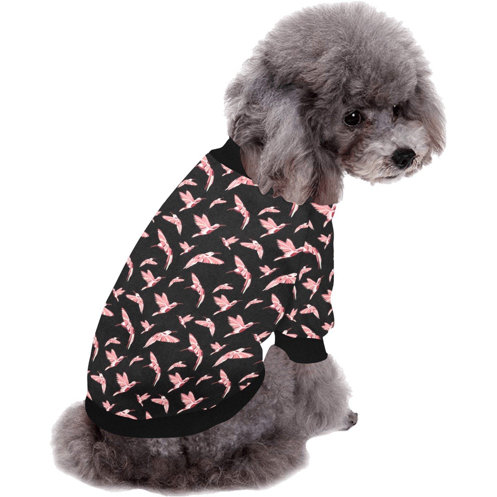 Strawberry Black Pet Dog Round Neck Shirt Pet Dog Round Neck Shirt e-joyer 