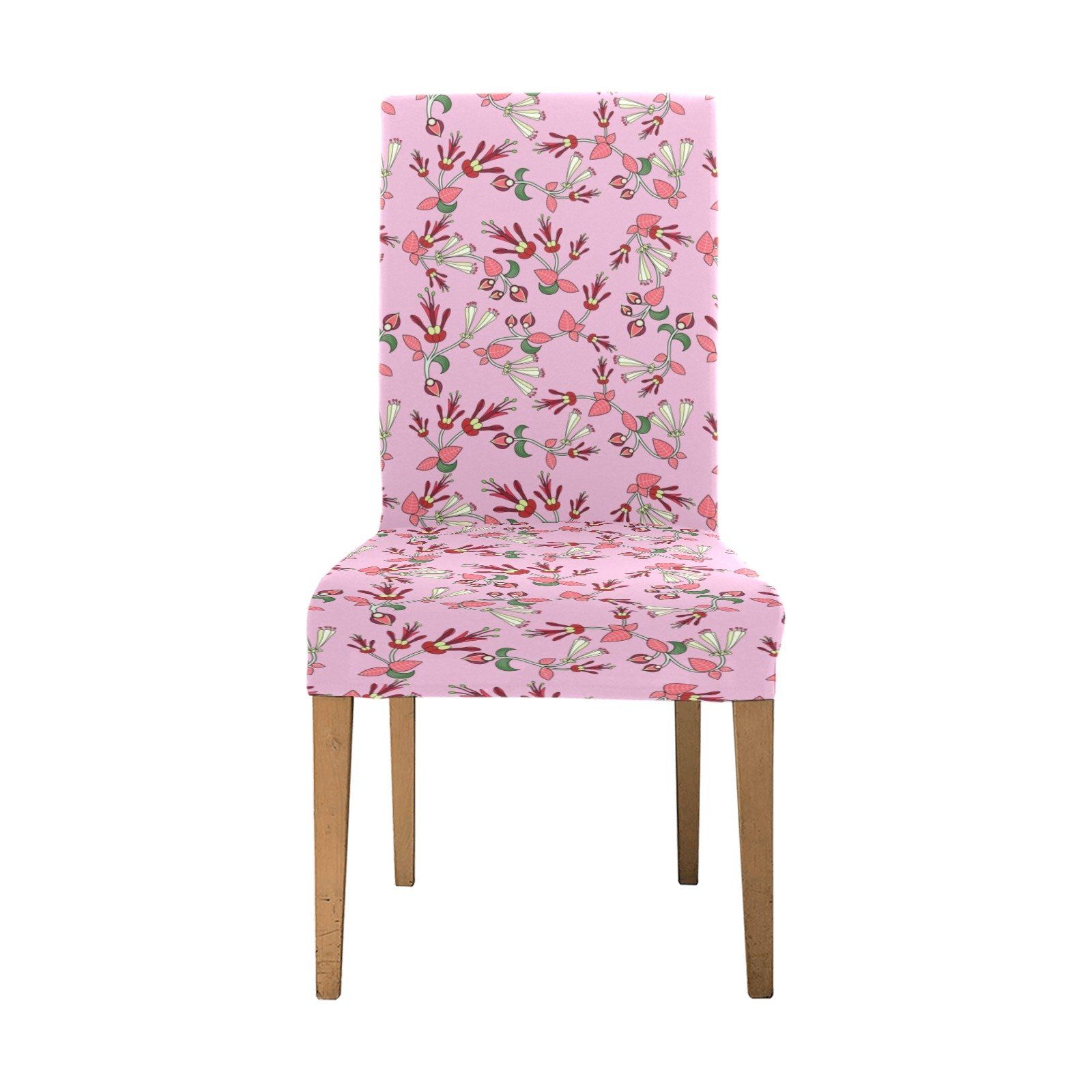 Strawberry Floral Chair Cover (Pack of 6) Chair Cover (Pack of 6) e-joyer 